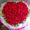 Click to see more photos of 99-018: 99 Red Roses Handbouquet (Heart Shape)