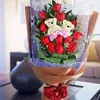 Click to see more photos of RR010: 12 Red Roses Bouquet & Bears 一生一世爱你