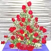 Click to see more photos of RR022: 36 Red Roses Table Arrangement
