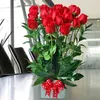 Click to see more photos of RR044: 20 Red Roses Standing Bouquet