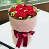 Click to see more photos of RR029:12 Red Roses Special Standing Bouquet