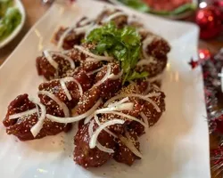 Korean Fried Chicken Wings with Sesame | Customer Photo | Spark and Flame Catering (The Flame Cafe N Spark Restaurant)