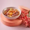 桃胶滋补普洱龙眼糖水Chilled Pu-Er Tea with Dried Longan, Gingko Nuts & Honey Peach Collagen Dessert | Customer Photo | Stamford Catering