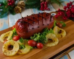 Honey Glazed Chicken Ham (Whole) | Customer Photo | The Orange Lantern Gourmet Kitchen