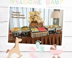 Teddy Bears Theme Setup | Customer Photo | Xin Yi Pin Catering Pte Ltd