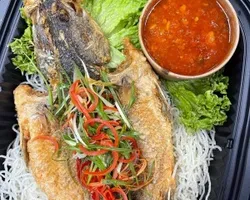 Ocean Of Wealth Sweet & Sour Seabass (Whole Fish) 特制酸甜金目鲈鱼 | Customer Photo | Xin Yi Pin Catering Pte Ltd