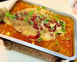 Signature Sea Bass (Grilled) 招牌鲈鱼 (烤) | Customer Photo | Yi Pin Ju Chinese Restaurant 一品居中餐厅