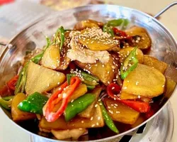 Fragrance Dry Potato Slice 香辣干锅土豆片 | Customer Photo | Yi Pin Ju Chinese Restaurant 一品居中餐厅