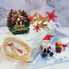 Click to see more photos of Strawberry Shortcake Christmas Log Cake